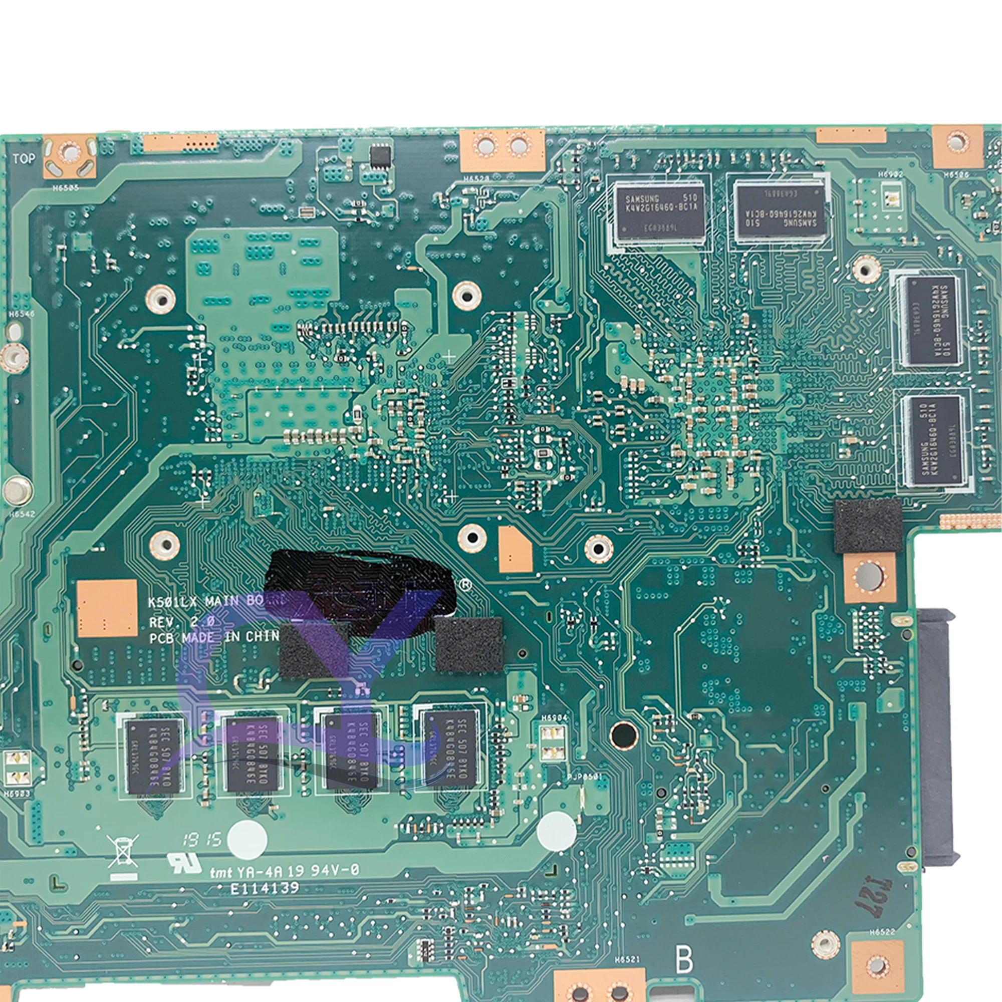 Imagem -05 - Placa-mãe do Portátil para Asus K501lx K501l V505l K501lb K501 i3 i5 i7 5o 4gb Ram Gt940m Gt950m Funcionamento 100