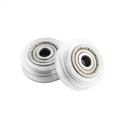 3D Printer Rollers Polycarbonate Gantry Wheels v Slot Clear Ender 3 Bed Wheels Rollers Artillery Sidewinder x1 Rollers