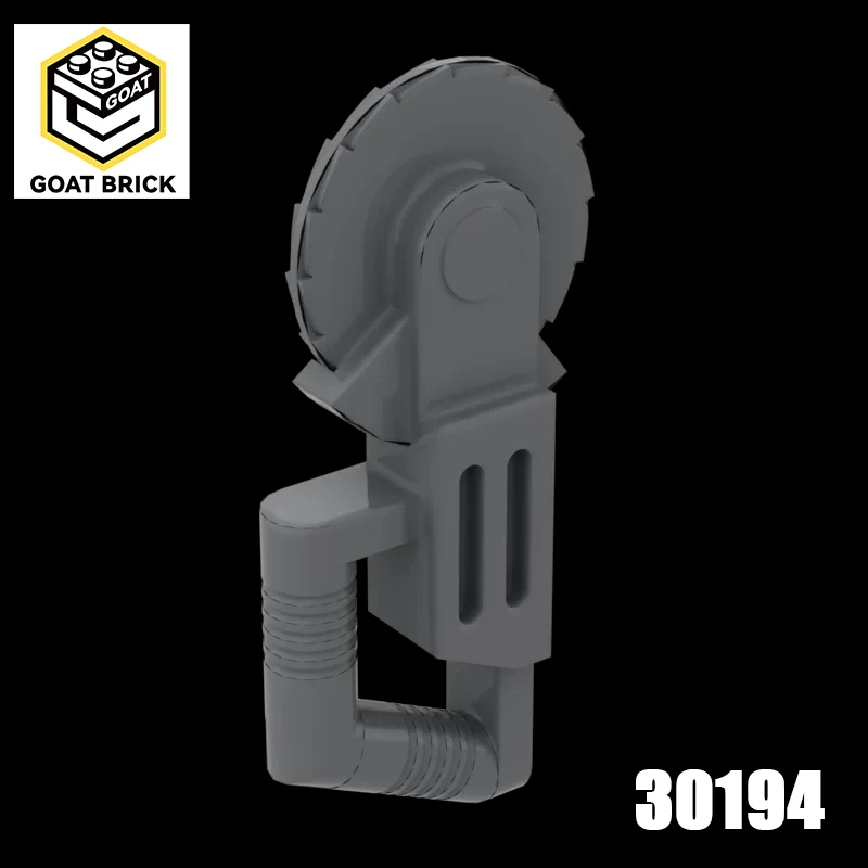 10Pcs MOC Parts 30194 Tool Circular Saw Compatible Bricks DIY Assmble Building Blocks Particle Kid Puzzle Brain Toy Gift