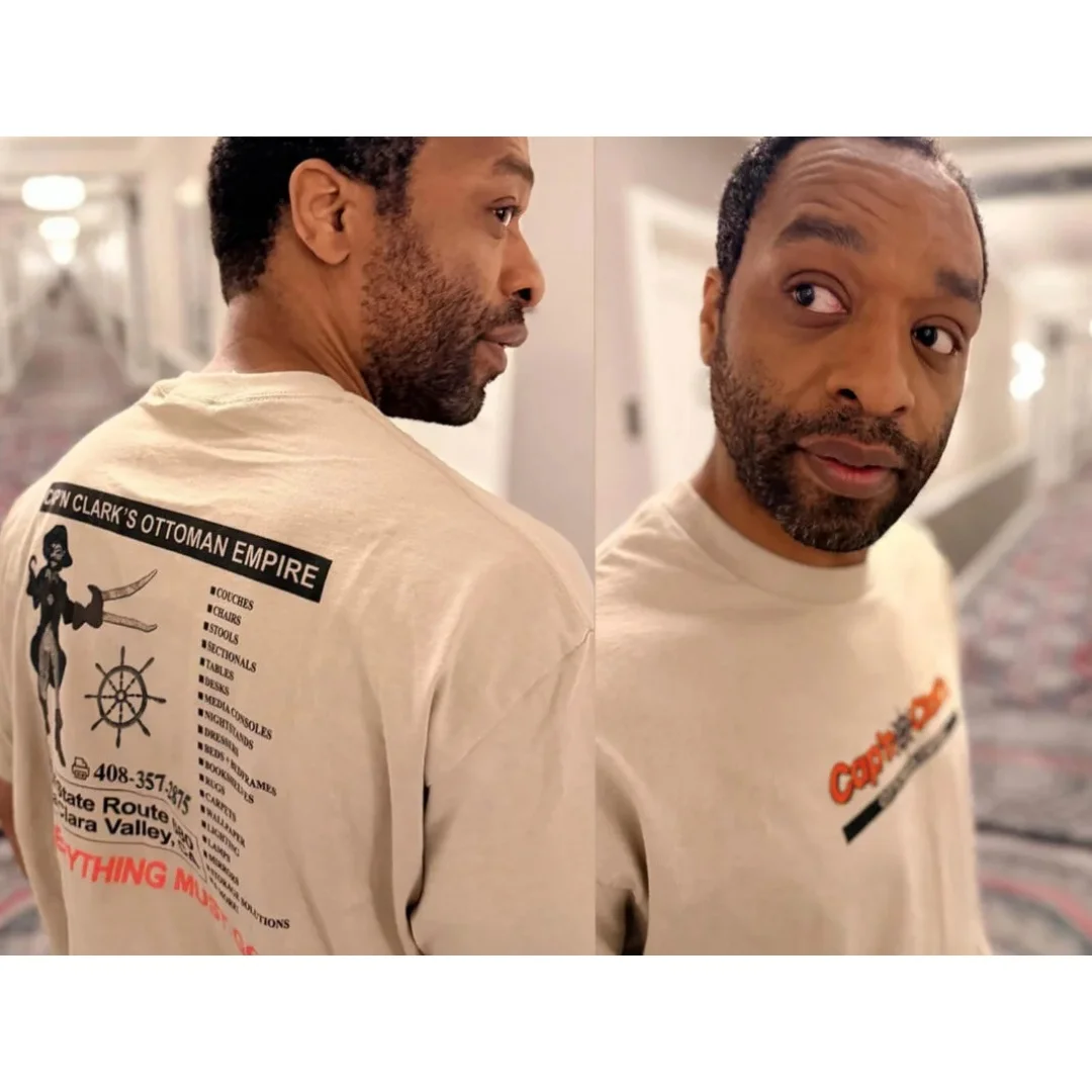 Chiwetel Ejiofor Cap'n Clark's Ottoman Empire Shirt Backrooms Movie T-shirt Summer Pure cotton Men's T-Shirt Tee Y2k Woman ﻿