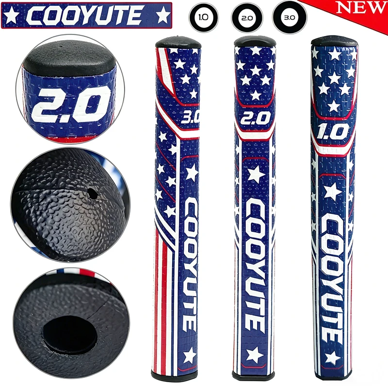 Golf Putter Unisex Cooyute Golf Grips Blue High Quality PU Non-slip Large Grips Golf Clubs Accessories