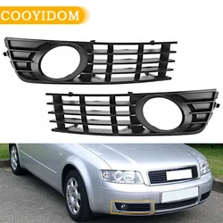 Front Bumper Lower Fog Light Grille For Audi A4 B6 2002 2003 2004 2005 Frame Grille Cover Car Styling Car 8E0807681 8E0807682