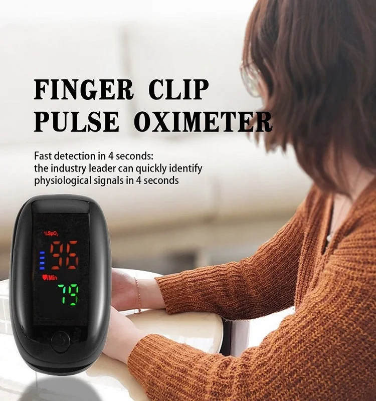 Finger Oximeter ปลายนิ้วดิจิตอล Pulse Oximeter เครื่องวัดความอิ่มตัวของออกซิเจนในเลือด Finger SPO2 PR Heart Rate Monitor Health Care