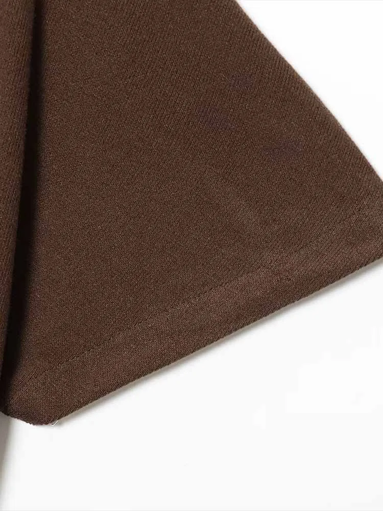 European and American style autumn new fashionable simple casual soft short-sleeved cardigan jacket versatile casual pants