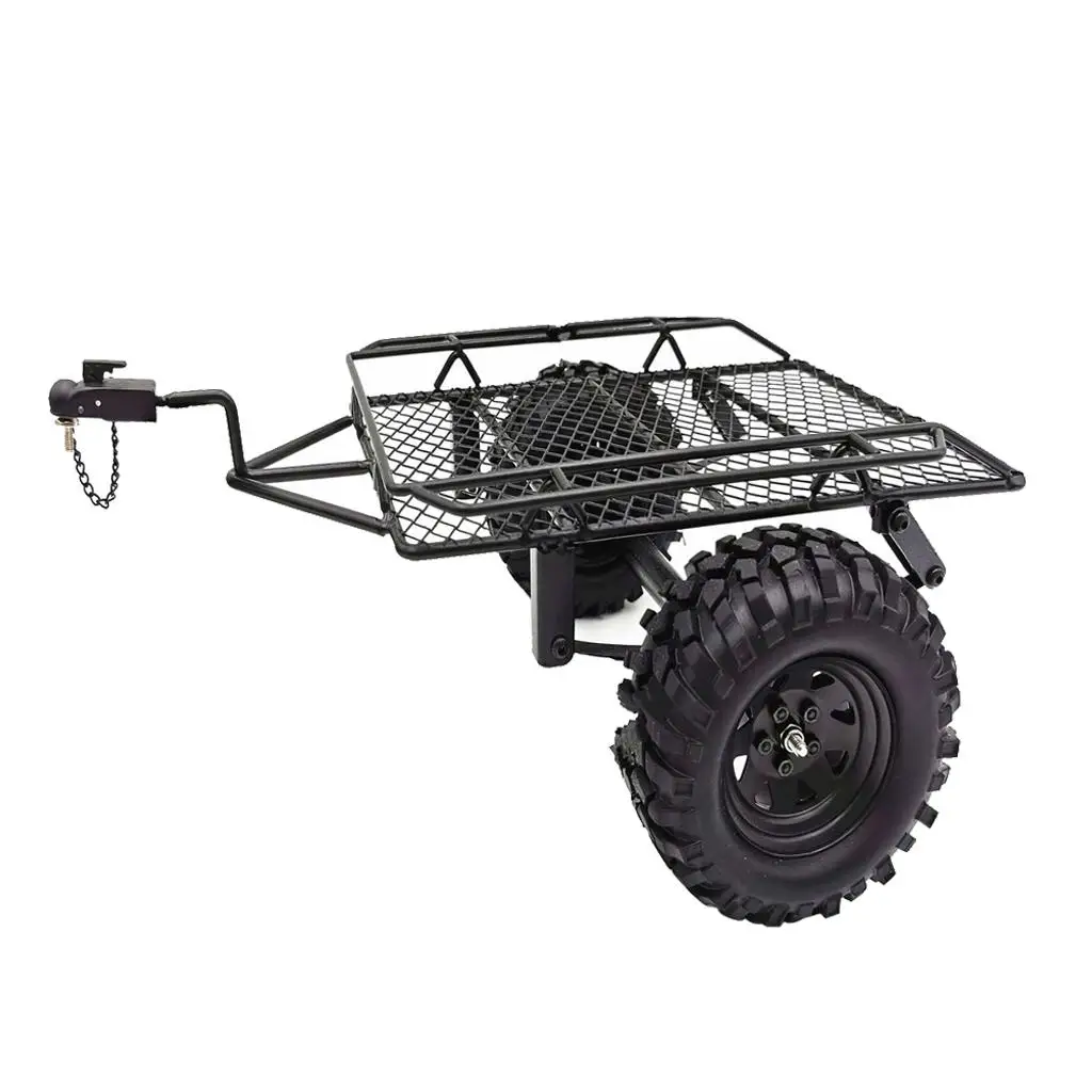 1/10 RC カー クローラー トレーラー D90 SCX10 -4 RC クローラー大型トラック用