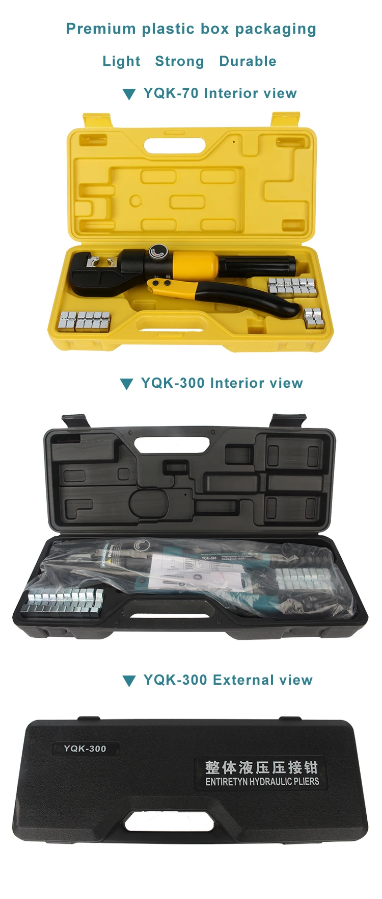 

YQK-70/120/240/300 Hydraulic Terminal Crimping Tool Hydraulic Crimper Tools