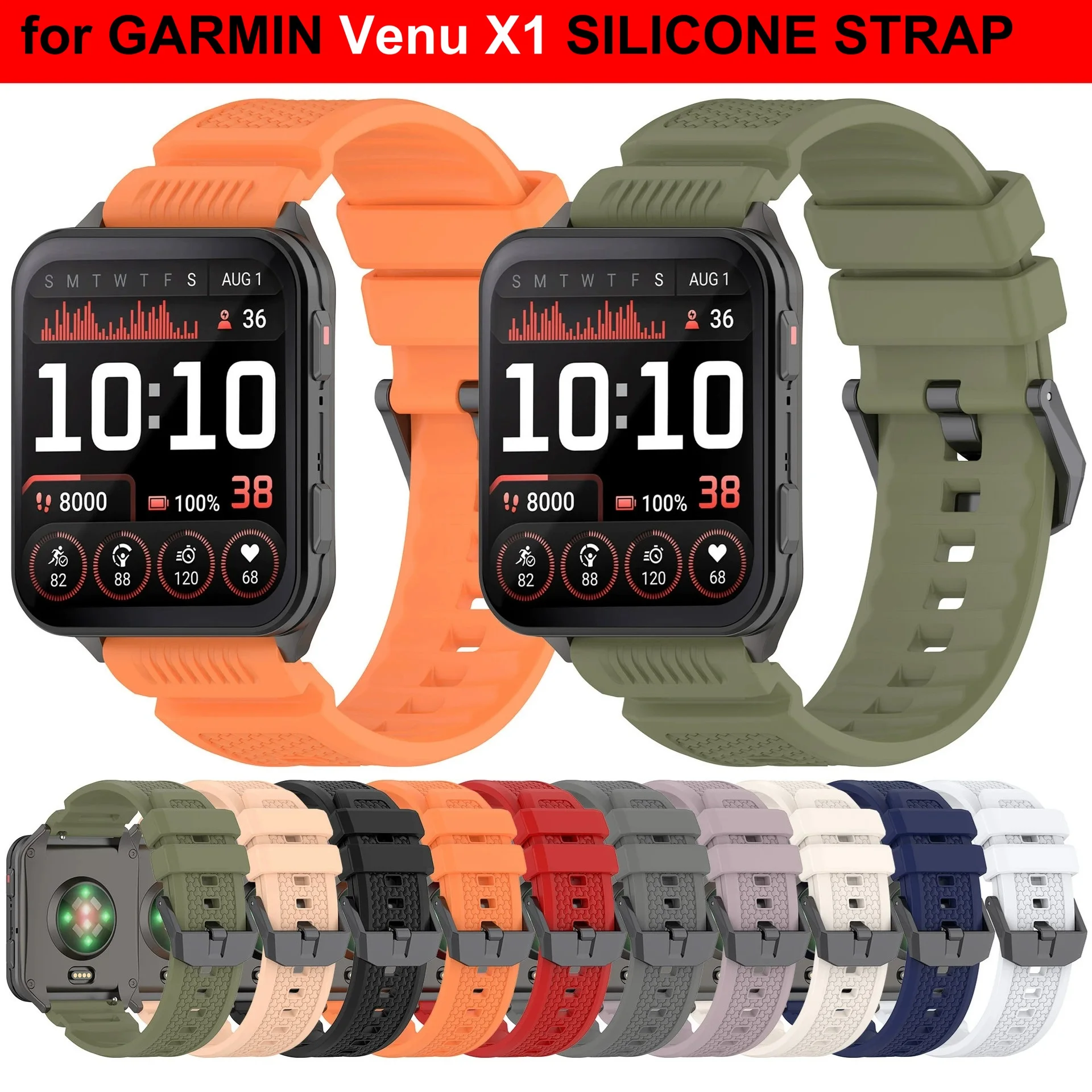 30-個の時計ストラップ-garmin-venu-x1-スマートウォッチシリコンブレスレット時計バンド交換アクセサリー