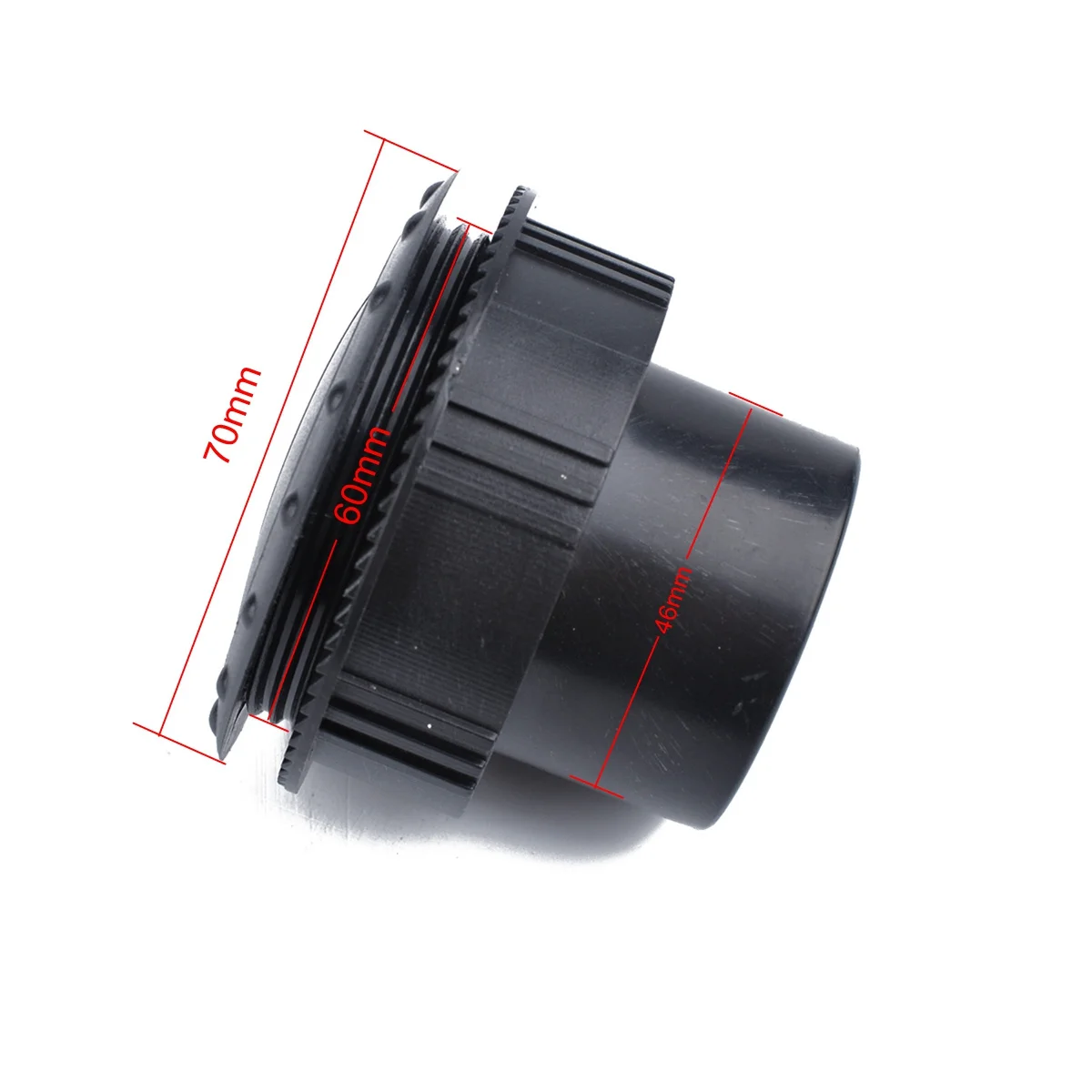 1Pcs 60mm Car Air Conditioning Outlet Universal Rotating Round Ceiling Vent for Rv Atv Air Vent Durable ABS Plastic
