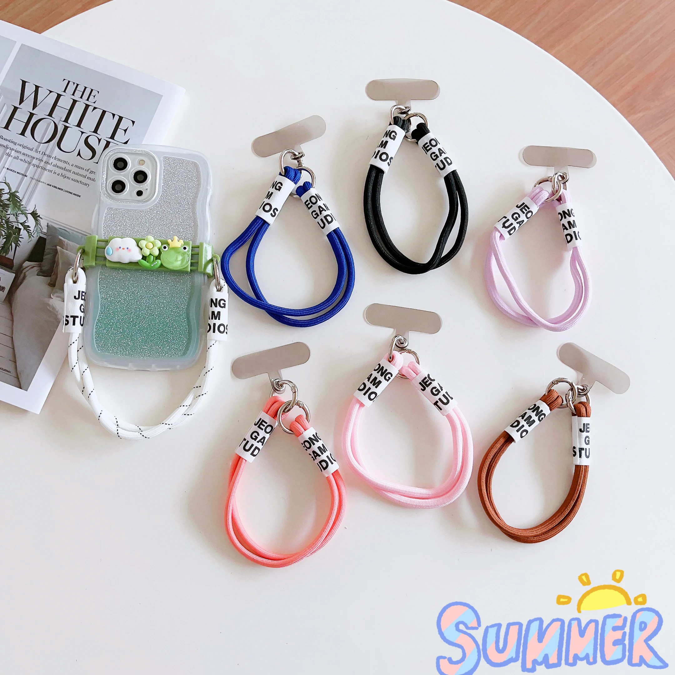 Neue Mode Handy Lanyard Armband Anti-Drop-Kabel iPhone 15 Handy dekorative Anhänger Trend Zubehör