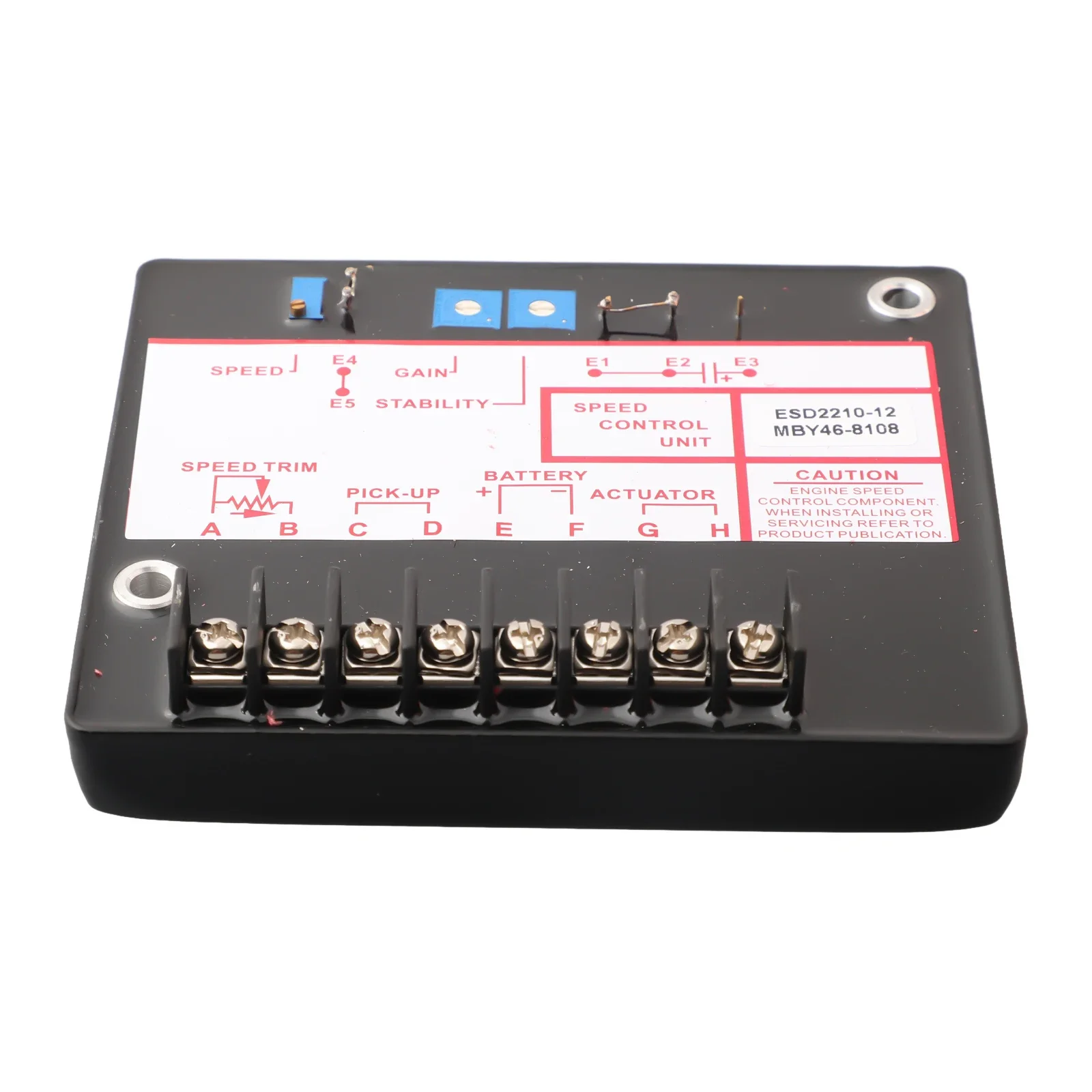 ESD2210-12 Generator Governor Control Panel Genset Speed Controller DC12‑24V Generator Speed Regulator Power Tool Parts