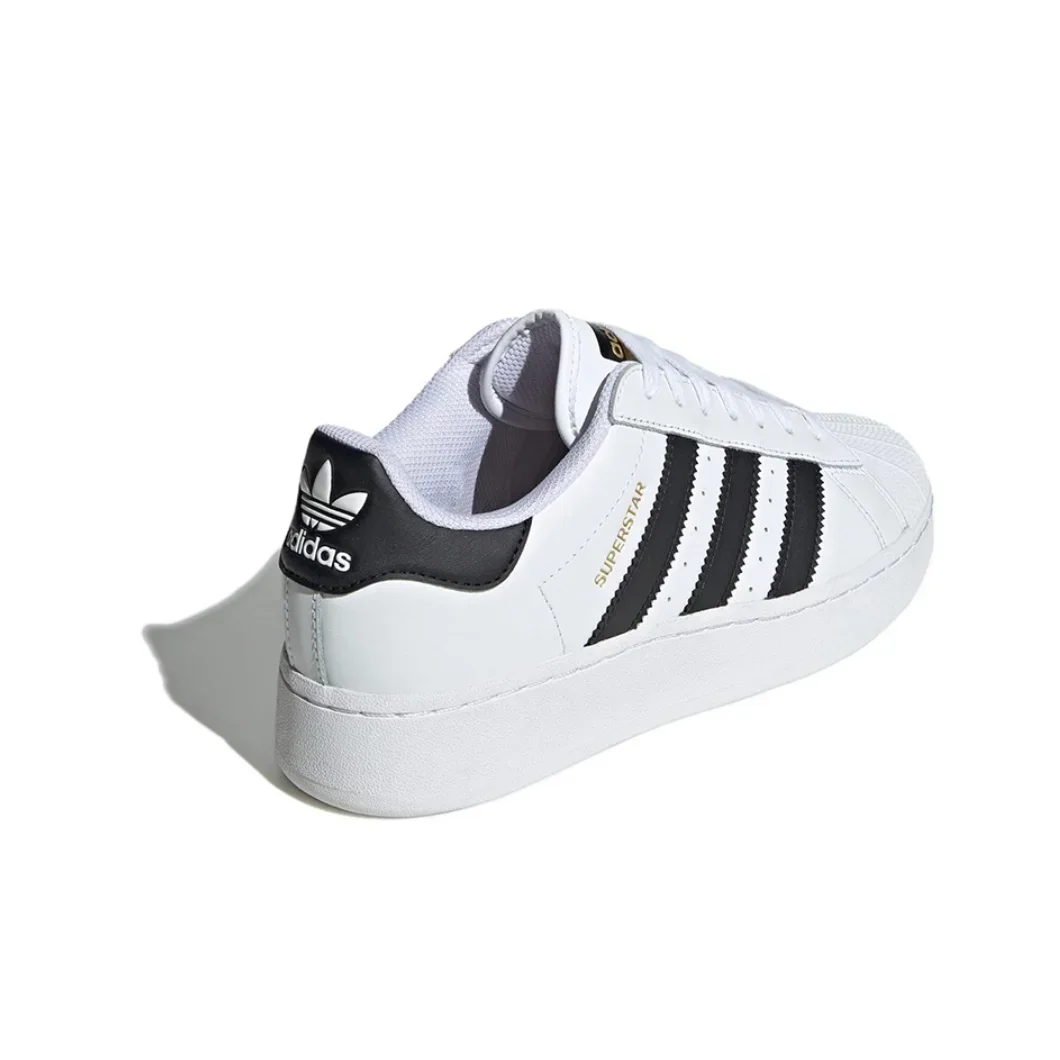 Adidas SUPERSTAR XLG Shellhead Trendy awangardowe niskie szorty męskie i damskie buty na co dzień biało-czarne kolorowa