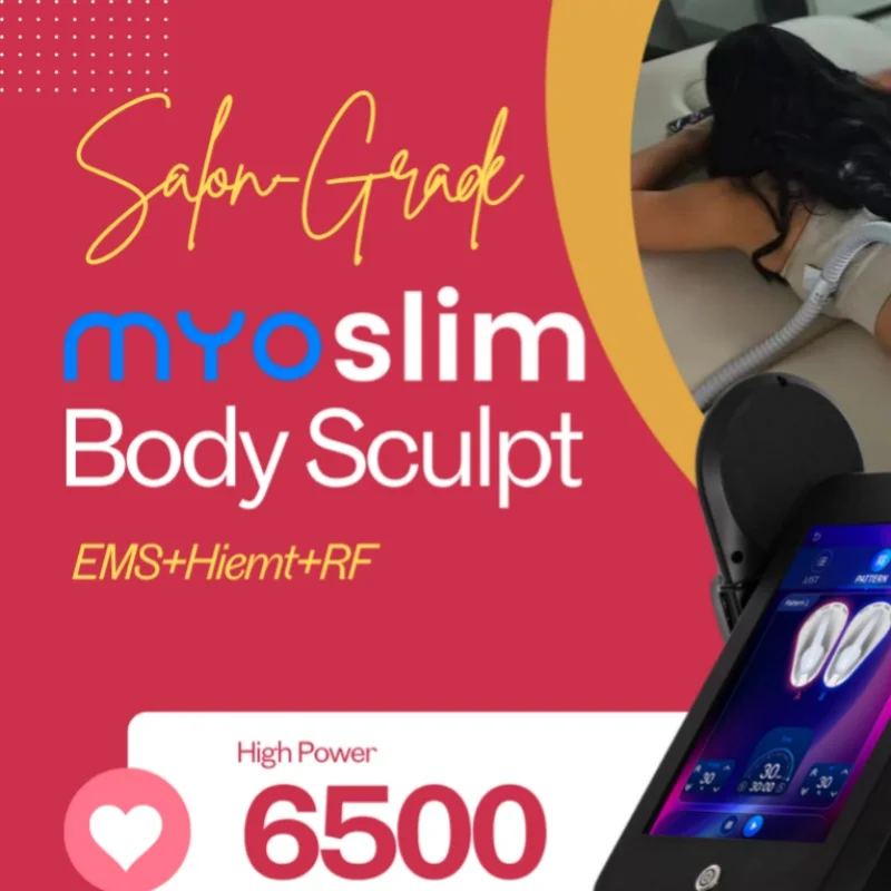 

EMS MYOslim Neo 6500W: Аппарат для коррекции фигуры и похудения с технологией RF и высокоинтенсивной EMS-стимуляцией мышц для салонов красоты