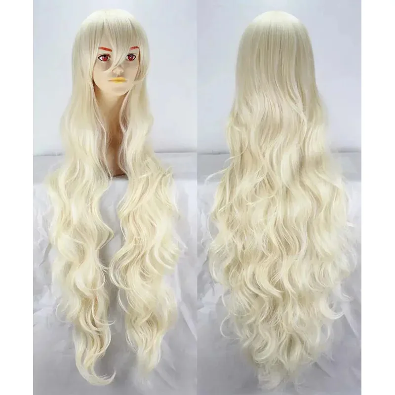 

NewAnime Kagerou Project Marry Kozakura Mari 120 см 48 дюймов длинные волнистые молочно-русые термостойкие волосы косплей костюм парик; 3, v'9.e; 7 дюймов