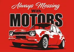 Mk1 Escort Accessories T Shirt Classic Car Mexico RS1600, 2000