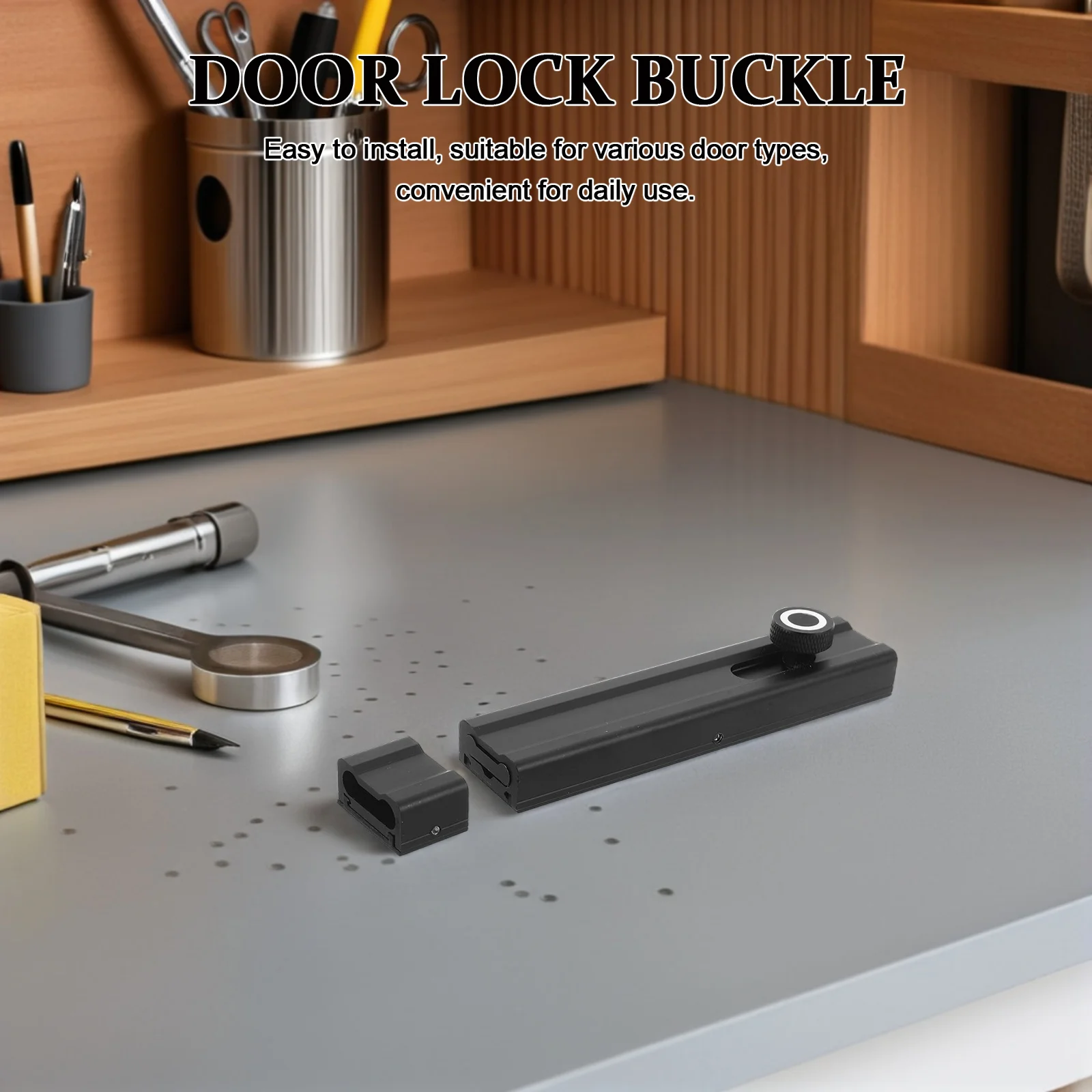 

Slide Latch Lock Anti-Theft Door Bolt Hardware Metal Bolt Latch For Interior Doors Barn Home Hotel Security Privacy Bedroom