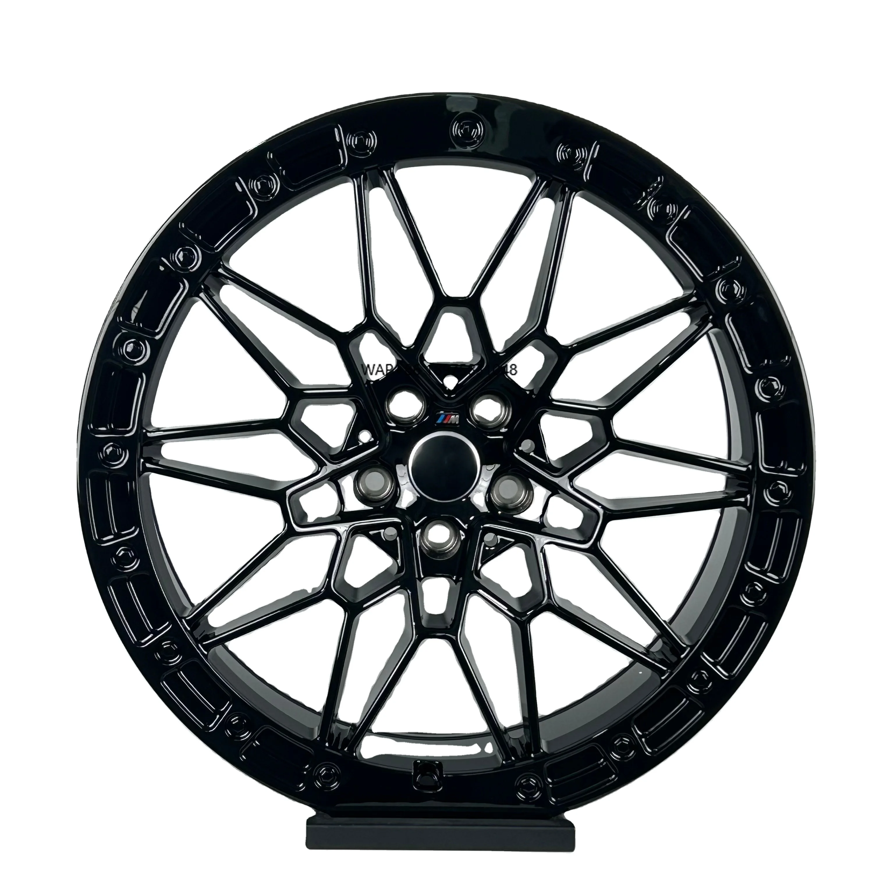 

New Custom Deep Dish Five Spoke Passenger Car Wheels Durable Aluminium Alloy PCD 100mm 5x114.3 5x120 Minimum Order 4 Pieces