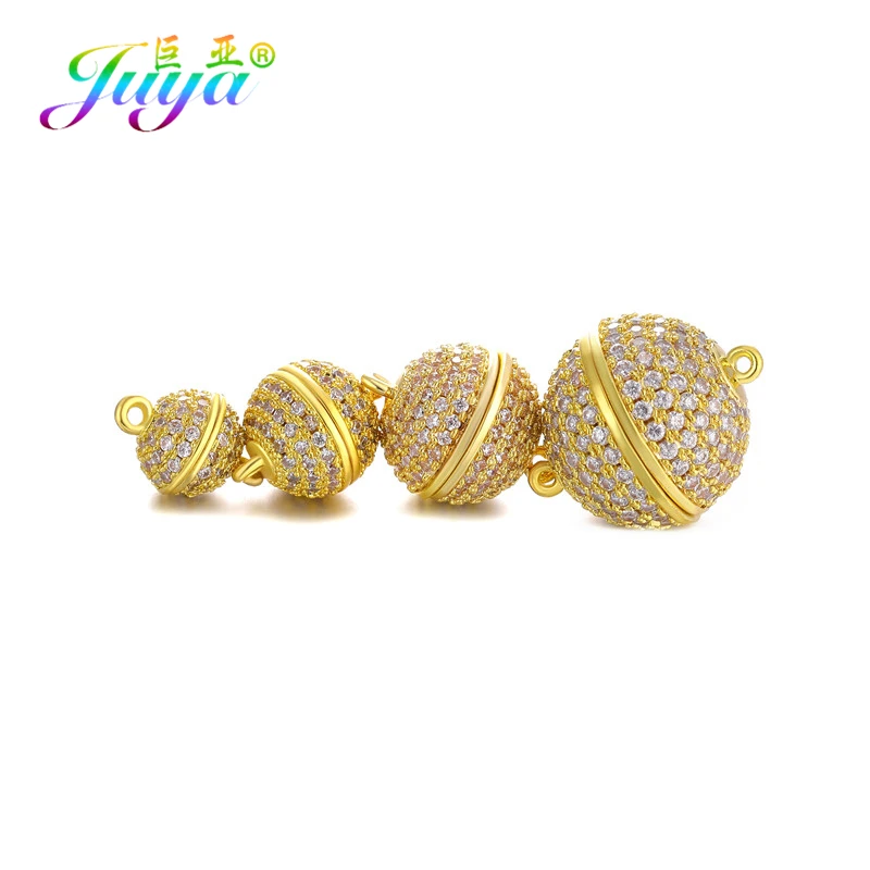 Juya DIY Fastener Hooks Supplies Handmade Connector Magnet Clasps Accessories For Needlework Pearls Beads Jewelry Making