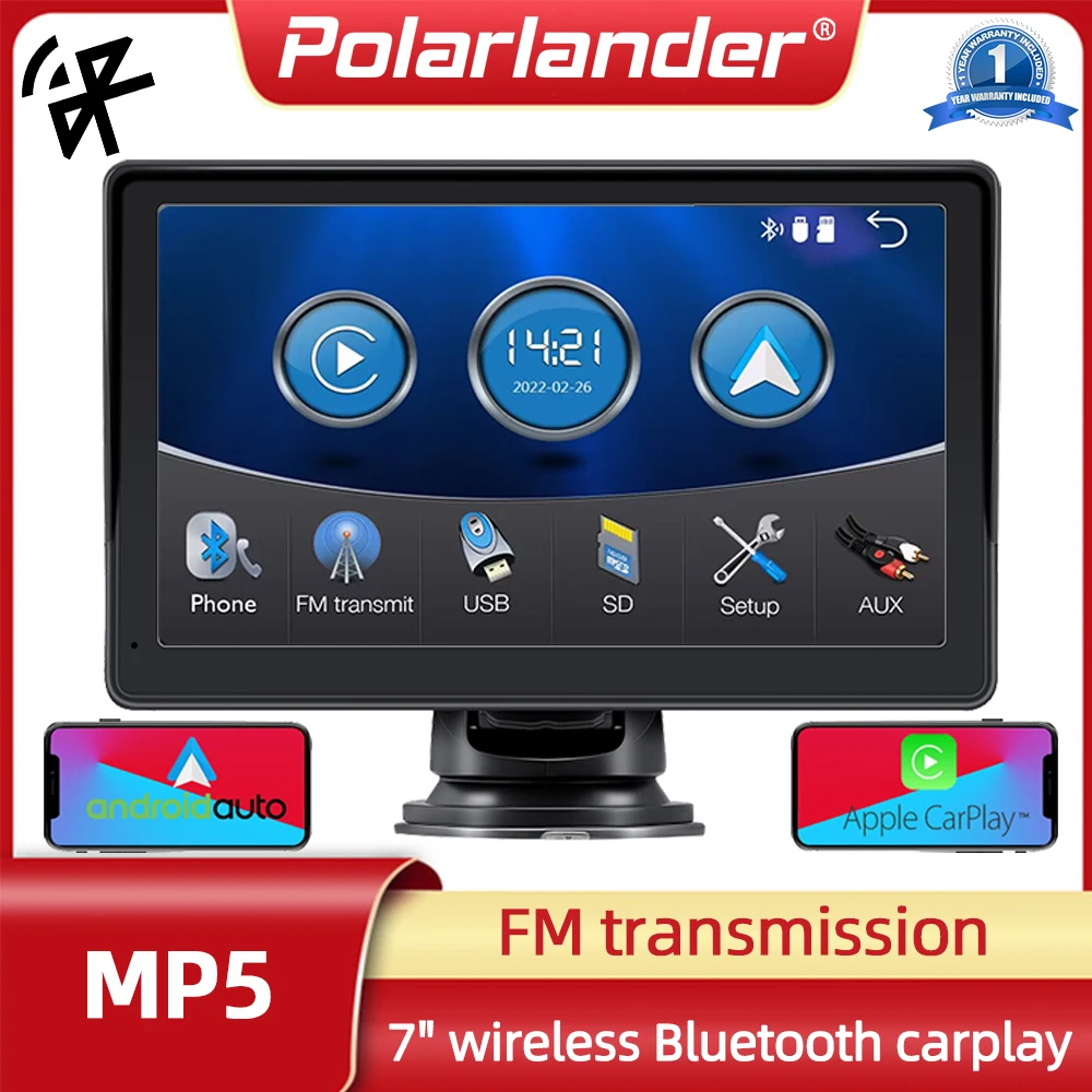 

Multimedia Player Mirror Link Bluetooth Universal 7 Inch Car Radio TF Card/USB/AUX for BMW / VW / Nissan / Toyota / Honda