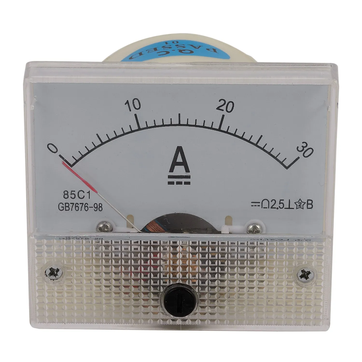 85C1-A Dc Analog Ampere Meter Panel Meter Gauge 30A Amp Gauge Current Mechanical Ammeters