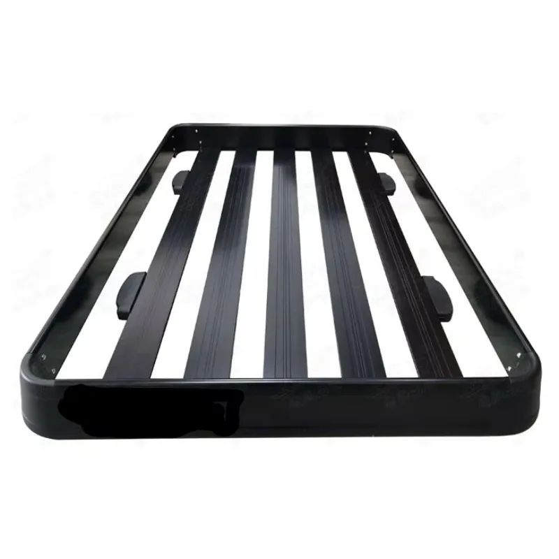 

STLF High Quality Silver/Black Aluminum Alloy Universal Roof Rack Cargo Basket for Wrangler Steel Car Roof Luggage Storage