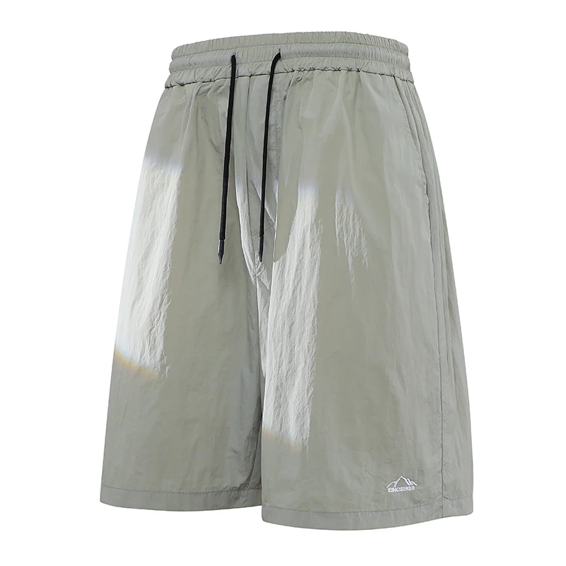 Pantaloncini ricamati estivi da uomo Pantaloncini moda da jogging Pantaloni corti traspiranti Pantaloncini maschili Pantaloni casual Pantaloncini sportivi larghi semplici