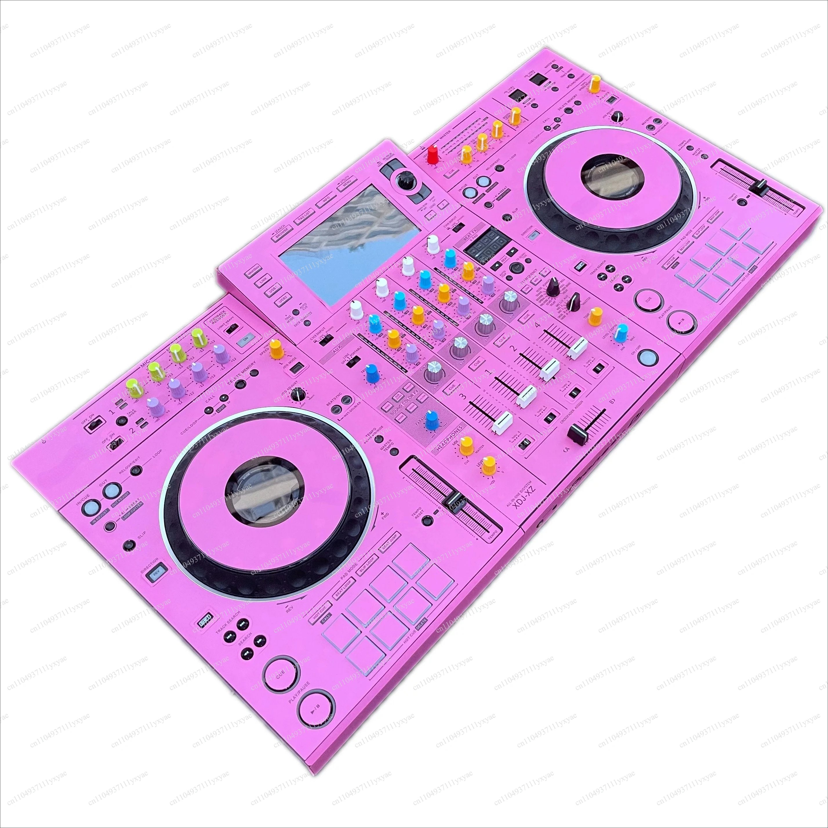 The film controller integrated DJ machine is completely surrounded by PC imported materials and green stickers