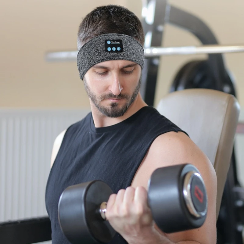 Bluetooth Earphones Sports Side Sleeping Headband Elastic Wireless Headphones Music Eye Mask Wireless Bluetooth Headset Headband