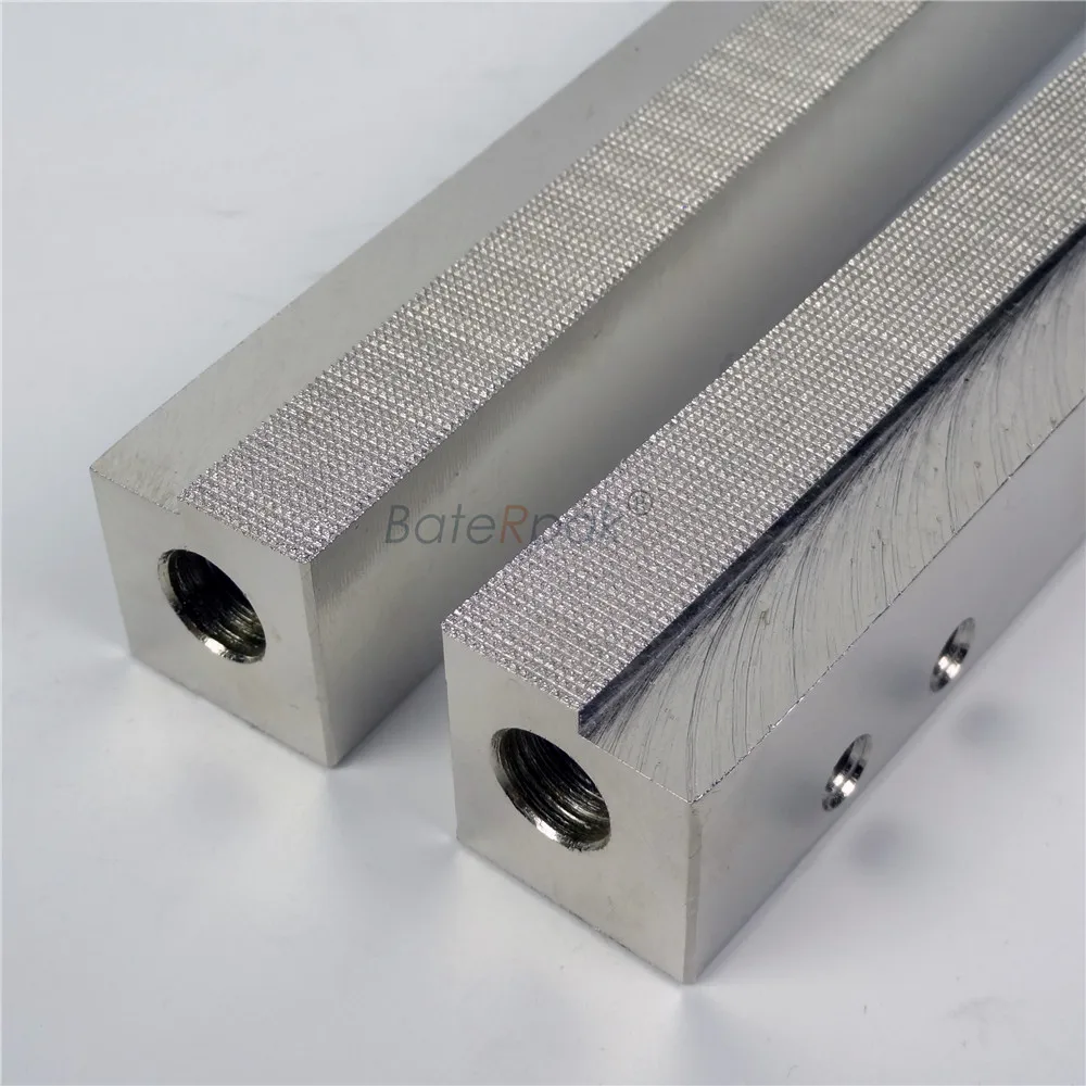 BateRpak Vertical Packaging Machine Verical Seal Heat Steel Block,Three Side Sealing Module stripe,Cross line Jaw 1pair