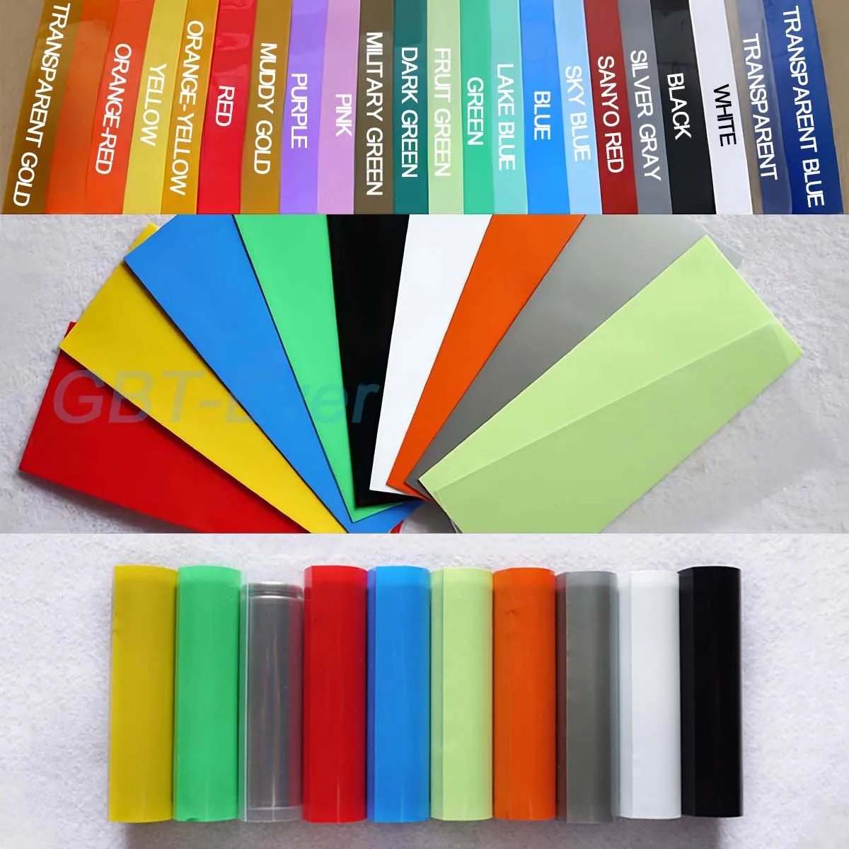 

10/20/50/100Pcs PVC Heat Shrink Tube 18650 Lipo Battery Wrap Precut Insulated Film Cover Lipo Battery Sleeve Casing 29x72mm