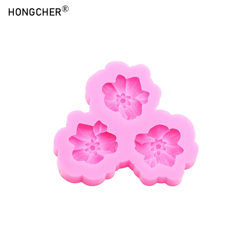 Polka Dot Floral Rose Silicone Molds for Phone Cases Resin Jewelry Drip Resin Molds Handmade Chocolate Fondant Cake Baking Molds view 4