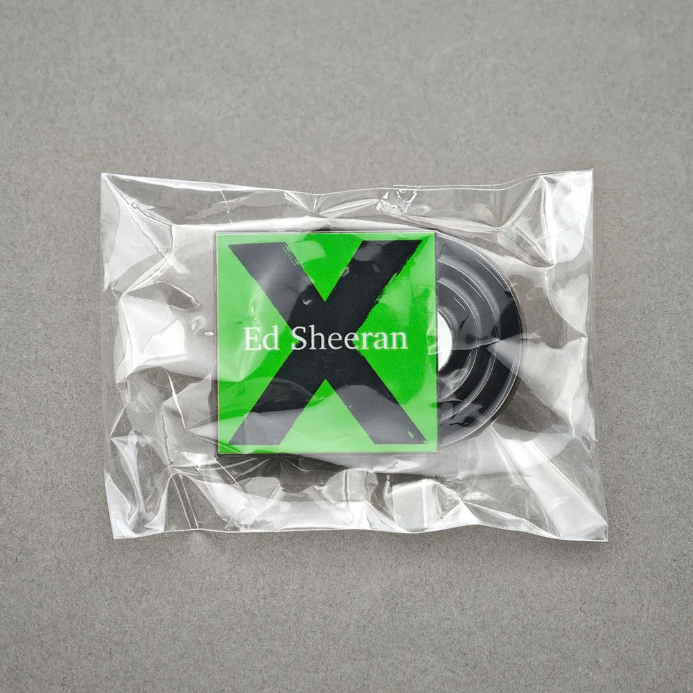 Ed Sheeran X Album Brosche Multiply Green Pop-Musik-Star-Fan-Anstecknadel Vinyl-Schallplatten-Abzeichen Britischer Sänger Schmuck Geschenk für Fans – Detail 12