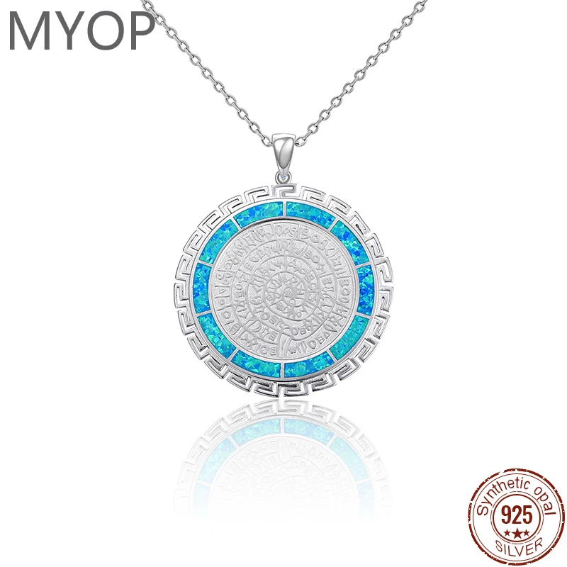 XYOP 2024 Jewelry 925 Sterling Silver Jewelry Opal Pendant exquisite year round match mature young