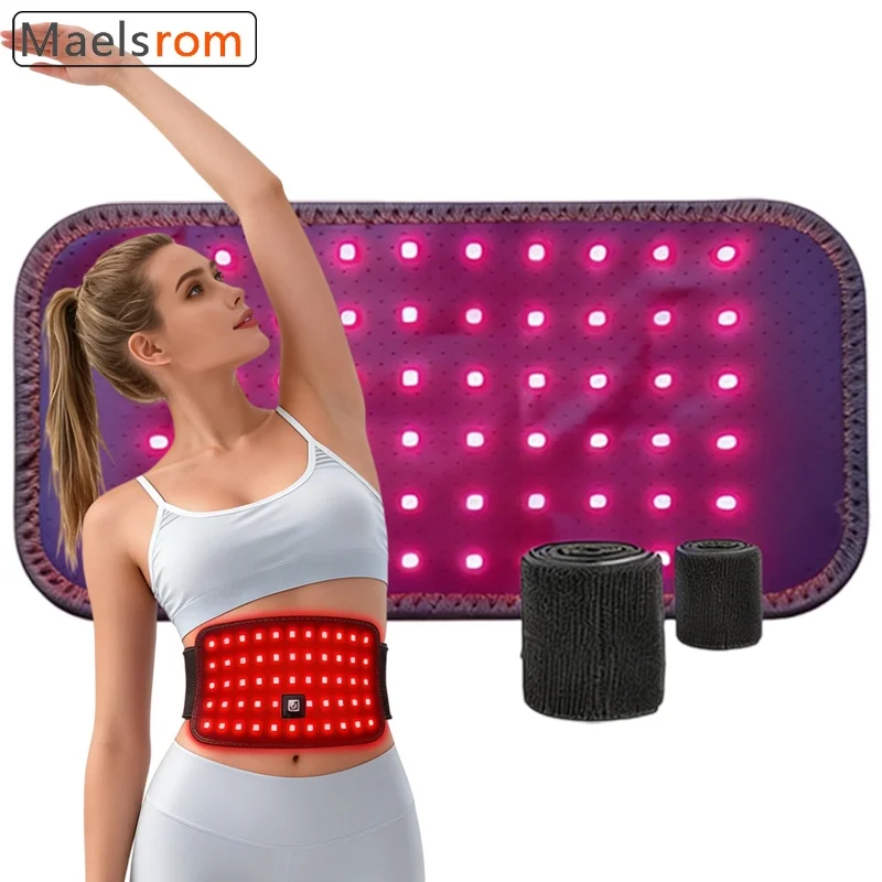 

Инфракрасная грелка, красный свет, терапевтический пояс для облегчения боли в спине, восстановления мышц, плеч, коленного сустава, боль, портативный, для домашнего использования