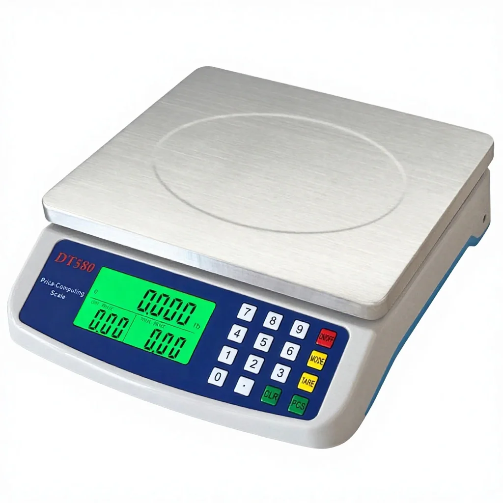 

Large Digital Kitchen Scale 40kg/88lb Stainless Steel LCD Display Price Computing Counting Deli Baking Bread Cooking Meat