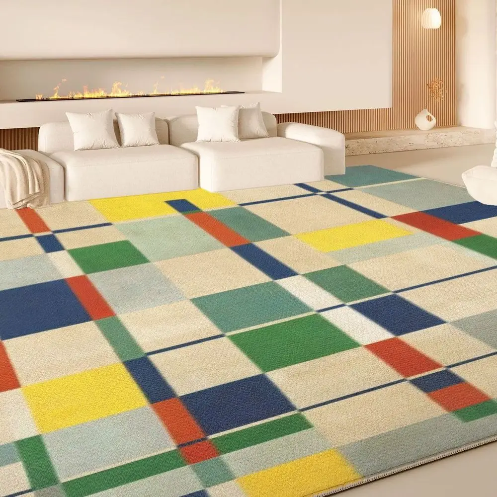 

VIKAMA Plush Loop - Pile Material Universal Mat for Living Room and Bedside, Soft and Skin - Friendly, with Superior Resilience,