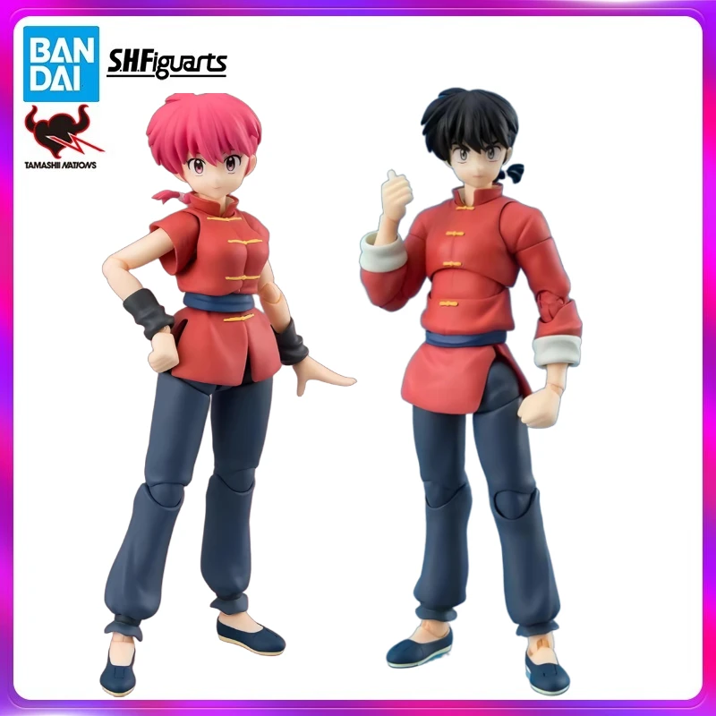

Bandai In Stock SHFiguarts Original Anime Ranma 1/2 Male Ranma Saotome Saotome Ranma Action Figure Model Toy Collection Gift TT
