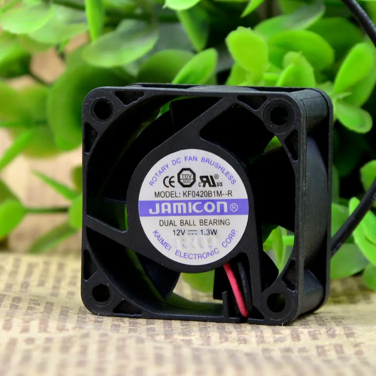 

JAMICON KF0420B1M--R 4020 12V 1.3W 4CM 2WIRES COOLING FAN