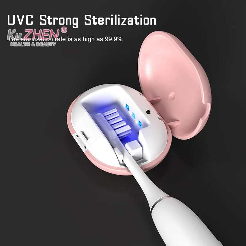 

No Punching Uv Toothbrush Head Disinfection Box Drying Box Sterilizer Usb Rechargeable Portable Toothbrush Holder