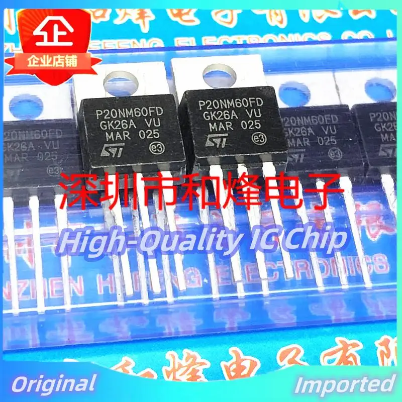 10PCS-30PCS  P20NM60FD STP20NM60FD  TO-220 N 20A 600V  Imported Original  Best Quality