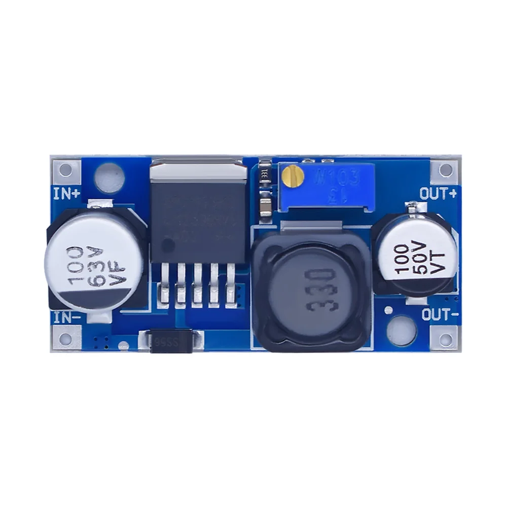 WAVGAT LM2596HVS LM2596 HV LM2596HV DC-DC regulowany przekształtnik Buck moduł zasilania 4.5-50V do 3-35V Urrent ograniczenie — zdjęcie 6