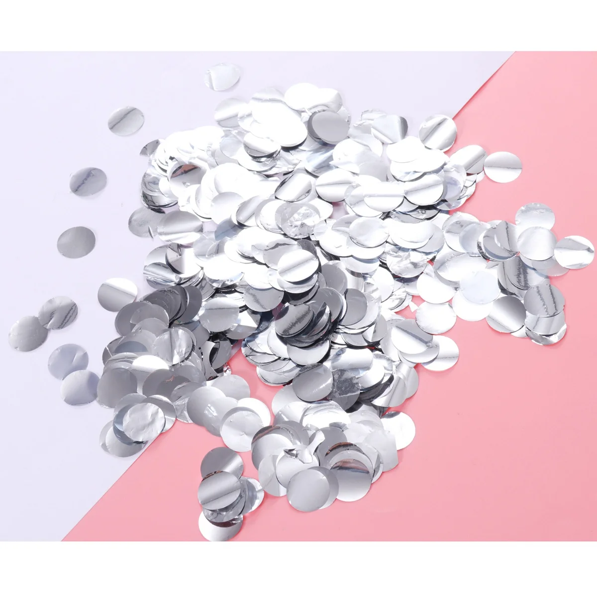 

1pcs 1 Pack Silver Round Paper Confetti High Quality Wedding Table Decoration Balloon Decorations For Birthday Anniversary