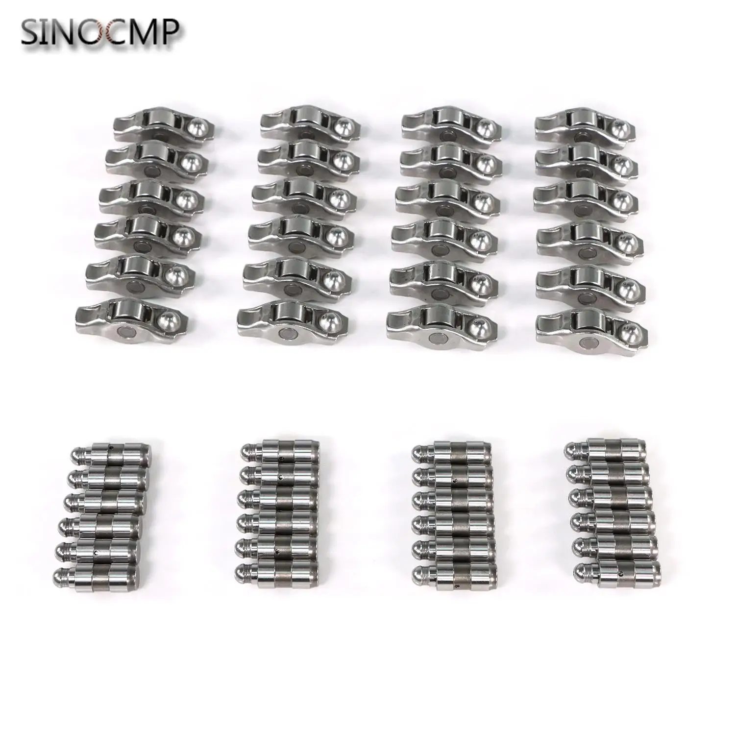 48pcs Rocker Arms Valve Lifters Kit 5184296AH 5184332AA For 2011-2020 Jeep Dodge Chrysler 3.6l 3.2l   Engines Components Parts