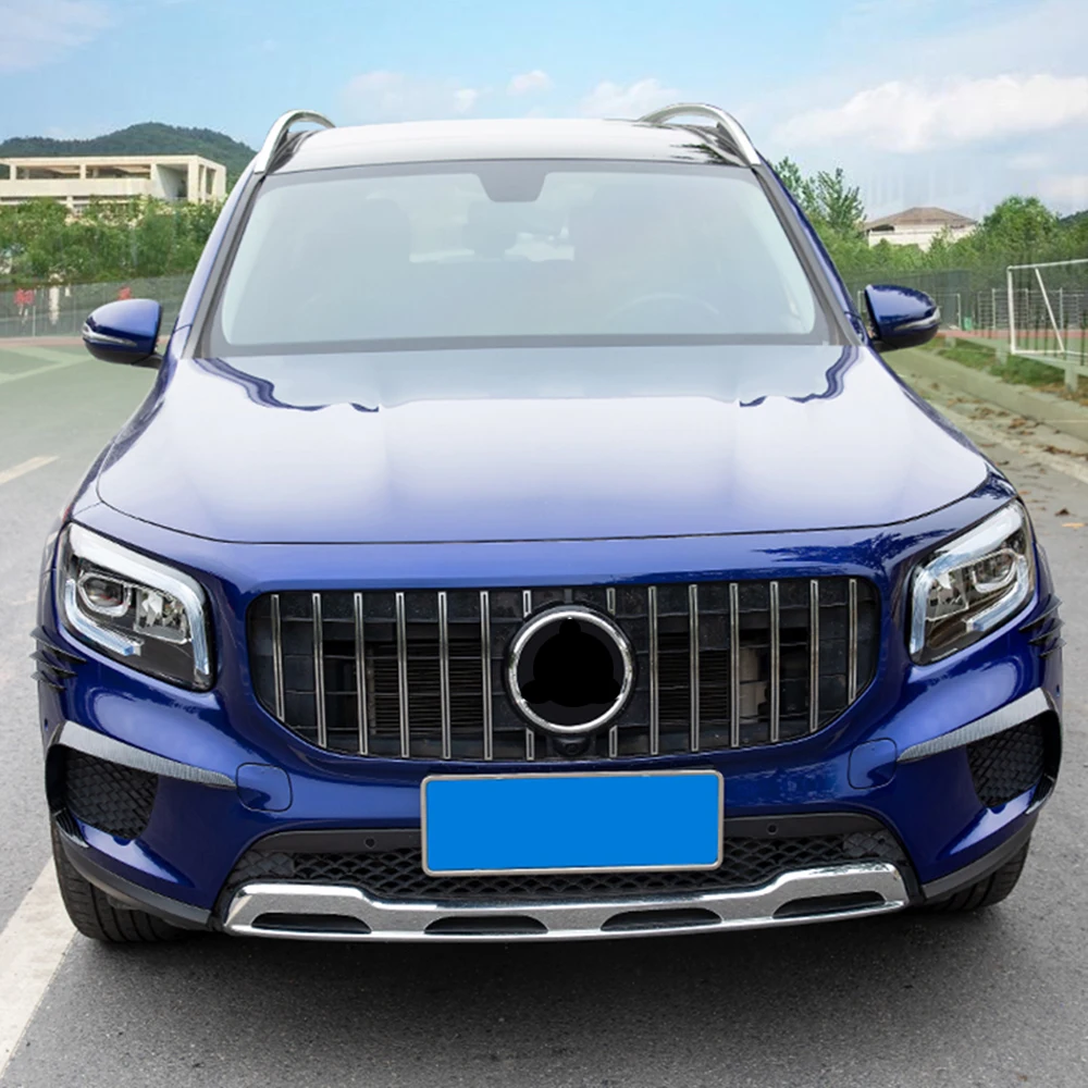 Car Front Fog Light Fender Frame Bumper grille Styling Decoration for Mercedes Benz Glb 2020 2021 X247 180 200 Auto Accessories