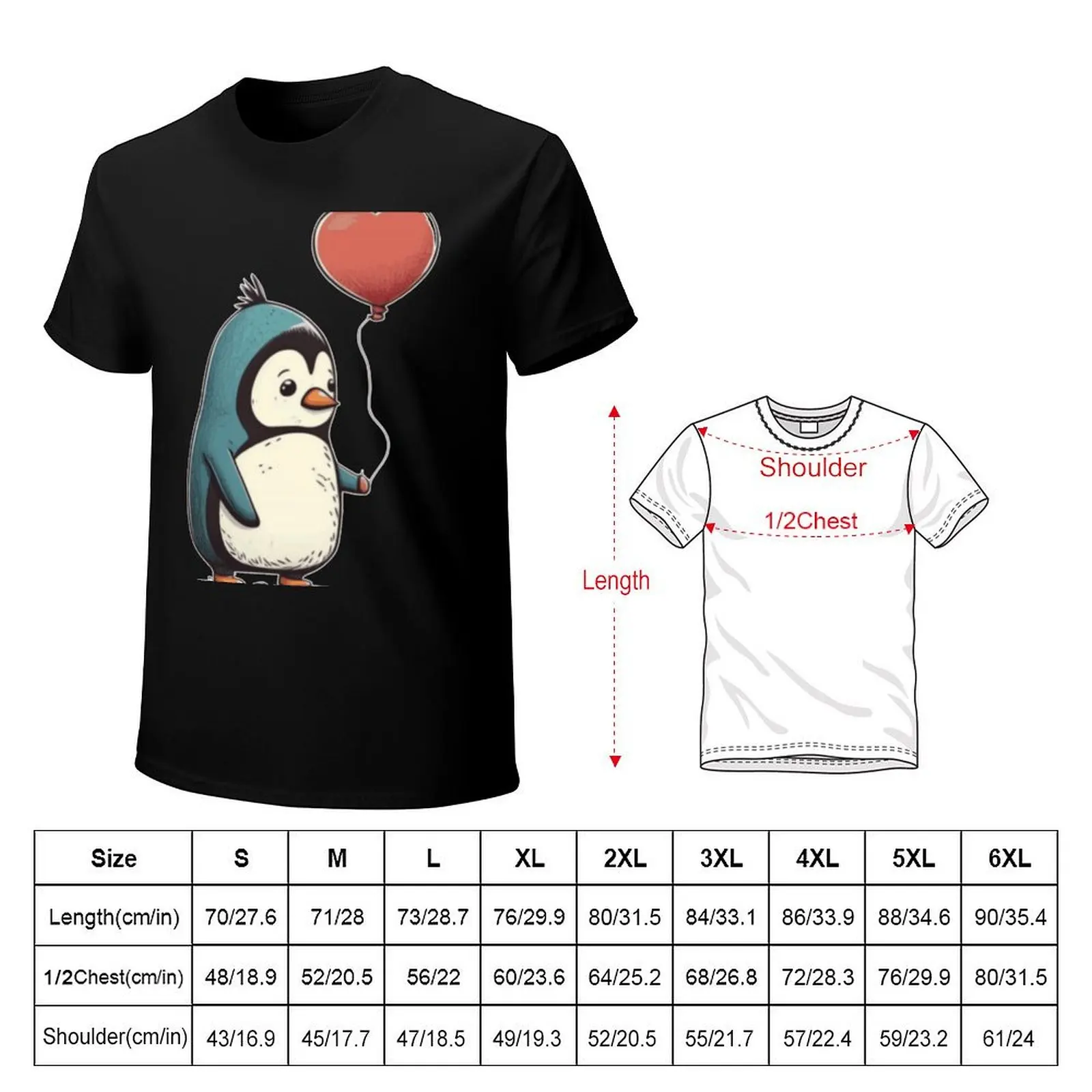 Penguin penguin penguins antarctic heart gift T-Shirt graphic t shirt vintage hippie clothes custom t shirt mens workout shirts