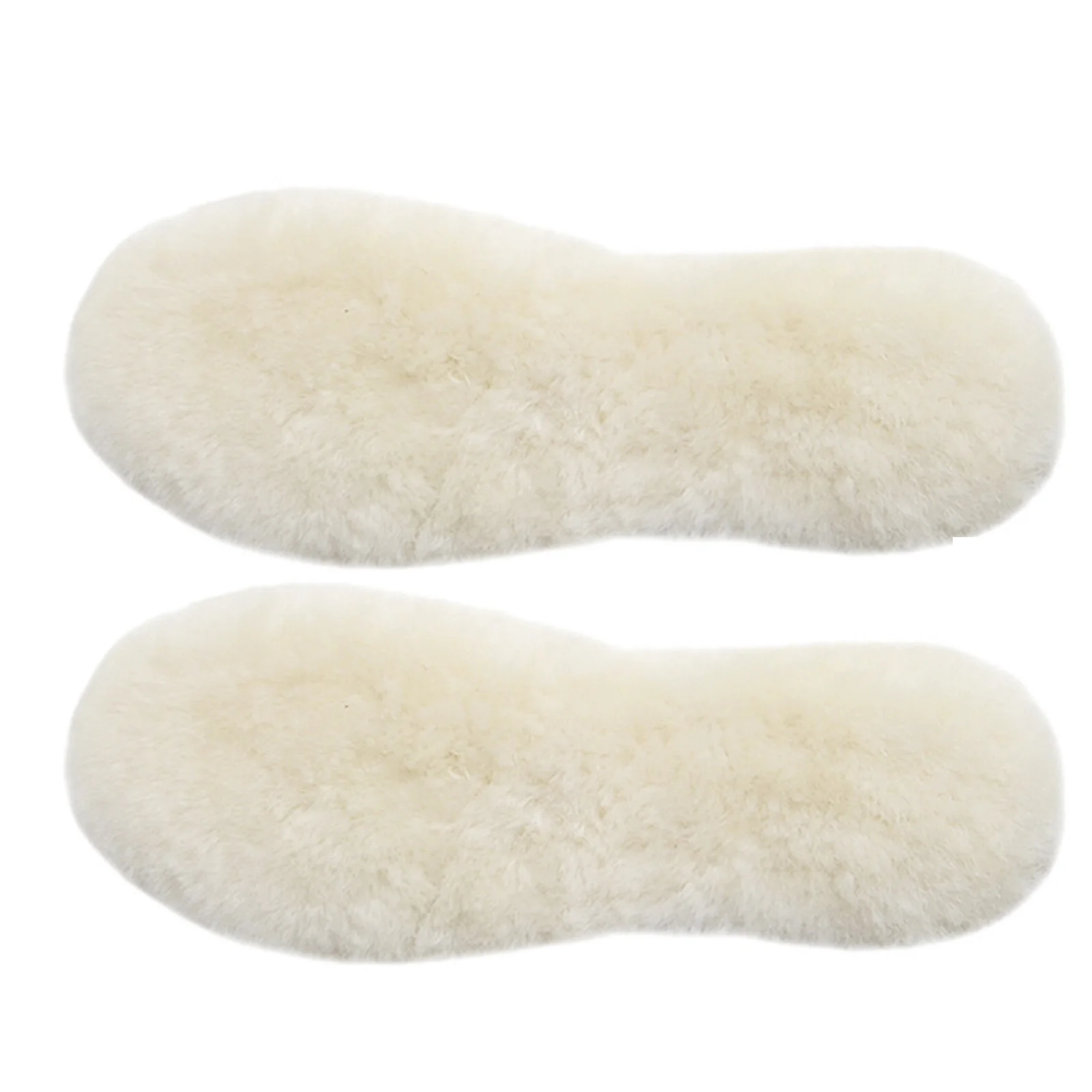 

1Pair Warm Insoles Thickened Wool Felt Winter Inserts Insulated Heat Shoe Pads Anti-Cold Thickened Insoles for Men Women