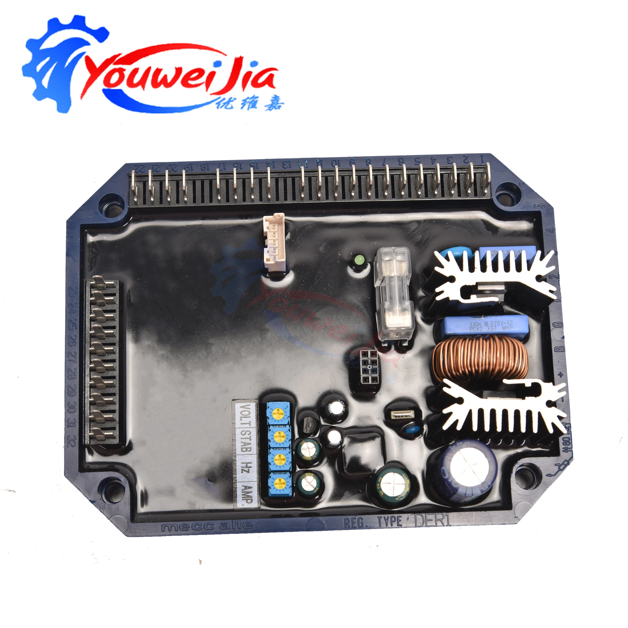 DER1 AVR kit Xeon generator accessories automatic voltage stabilizer, used for voltage regulation of generator sets
