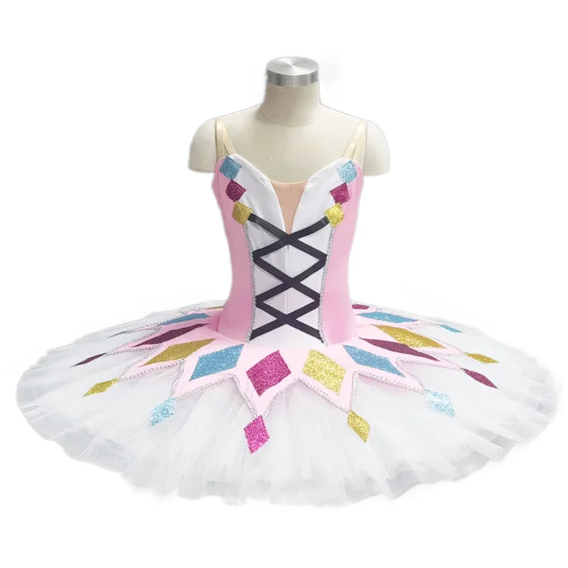 Chuyên Nghiệp Mới Ba Lê Tutu Bé Gái Hồng Từ Cao Cấp Tỳ Hưu Tutu Ballerina ĐẦM DỰ TIỆC Phụ Nữ Trưởng Thành Con Trẻ Em Ba Lê Vũ Trang Phục