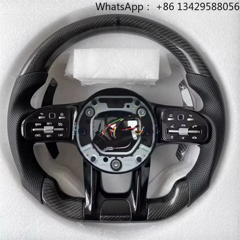 Customize Carbon Fiber Steering Wheel Car Accessories for Mercedes Benz C63 E63 W213 G500 S63 S500 S320 G55 CLA45 Steering Wheel