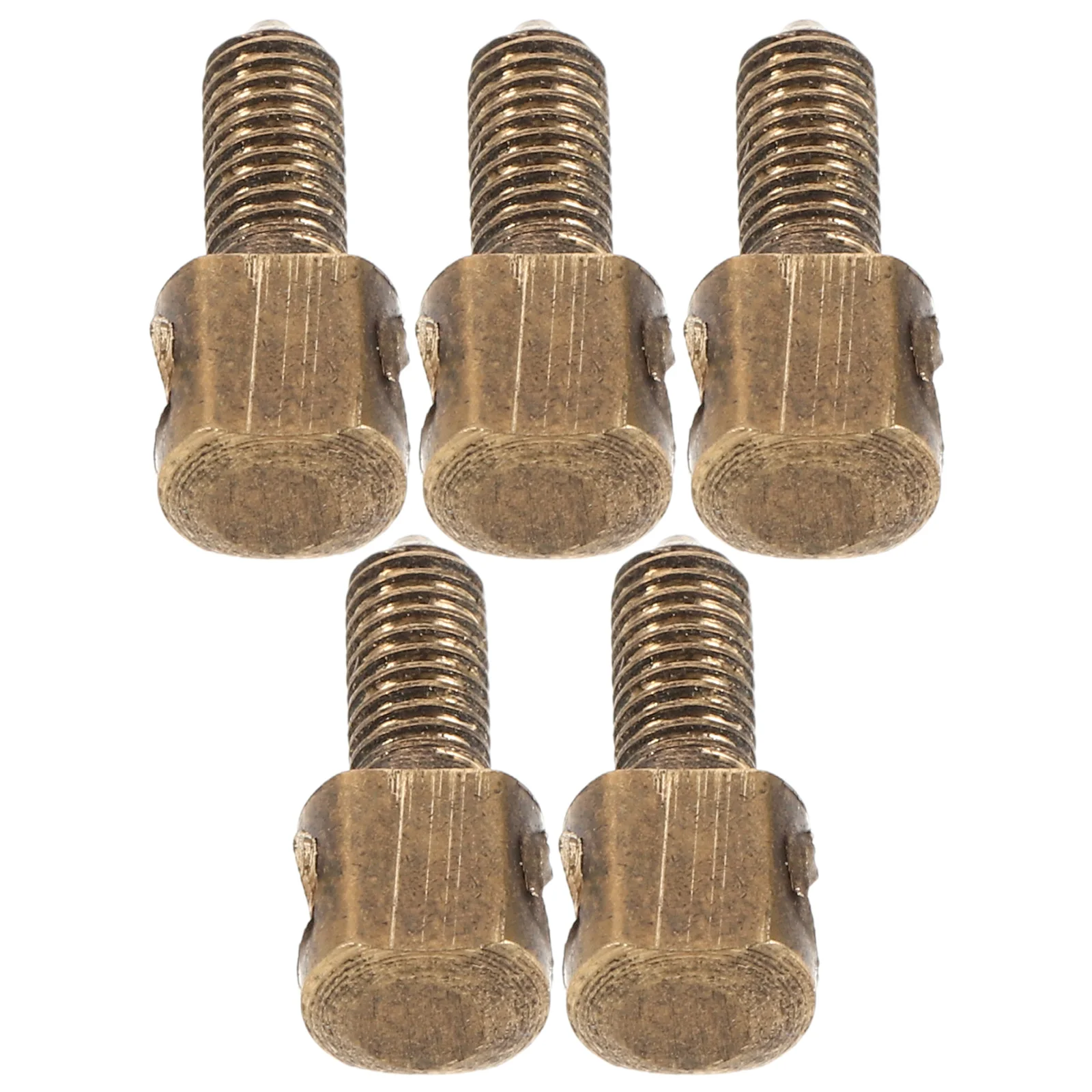 

5 Pcs Bow Rod Accessories Screws Violin Parts Viola Instrument Frog Cello Musical Metal Adjustment