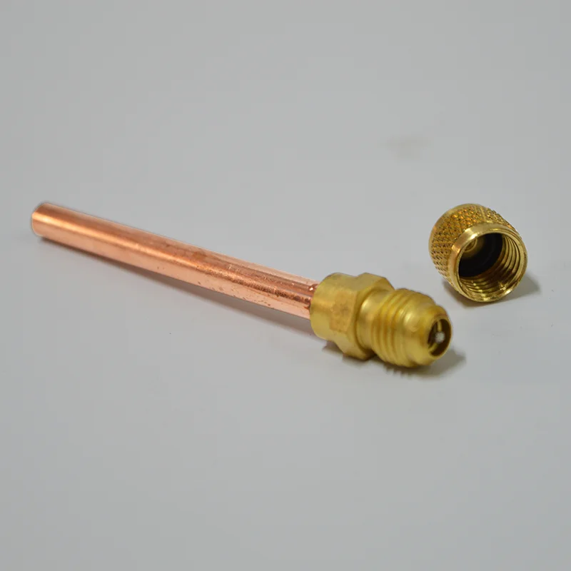 Original refrigerator accessories, fluorine nozzle, compressor, quick connector for liquid addition, one-way needle valve